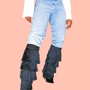 Rhonda Fringe Stiletto Boot